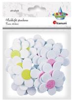 Opakowanie Naklejki piankowe 3D kwiaty 48/42mm mix 28szt