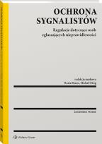 Okładka książki Ochrona sygnalistów