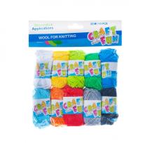 Opakowanie Ozdoba dekoracyjna mulina 23mx10szt mix kol