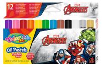 Opakowanie Pastele olejne Colorino Kids trójkątne 12 kolorów Avengers