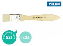 Opakowanie Pędzel MILAN spalter szczecinowy seria 531 nr 25 blister