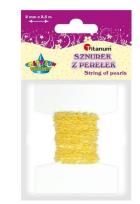 Opakowanie Perełki na sznurku 2,5mmx2m żółte