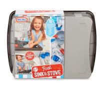 Opakowanie Pierwszy zlew i kuchenka