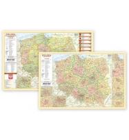 Opakowanie Podkładka na biurko - Mapa adm. i kodowa Polska