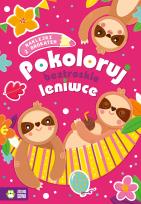 Okładka książki Pokoloruj beztroskie leniwce