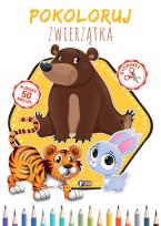Okładka książki Pokoloruj Zwierzątka
