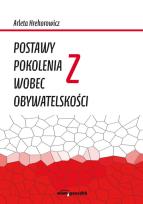 Okładka książki Postawy pokolenia Z wobec obywatelskości