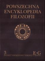 Okładka książki Powszechna Encyklopedia Filozofii t.3 E-G