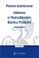 Okładka książki Prawo bankowe Ustawa o Narodowym Banku Polskim