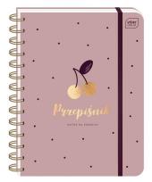 Opakowanie Przepiśnik z gumką A5/240K 90g Cherry