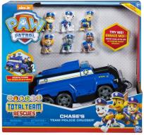 Opakowanie Psi Patrol Pojazd policyjny Chase'a + figurki