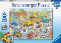 Opakowanie Puzzle 100 Pociąg w mieście XXL