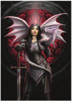 Opakowanie Puzzle 1000 Anne Stokes - Królowa Smoków