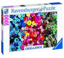 Opakowanie Puzzle 1000 Challenge. Kolorowe guziki