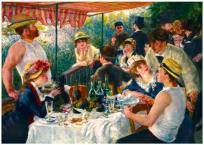 Opakowanie Puzzle 1000 Śniadanie wioślarzy, Renoir, 1881