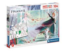 Opakowanie Puzzle 104 HappyColor Double Face Frozen 2
