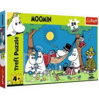 Opakowanie Puzzle 24 maxi Radosny dzień Muminków 14324