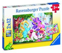 Opakowanie Puzzle 2x12 Magiczne jednorożce 2
