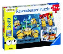 Opakowanie Puzzle 3x49 Minionki 2