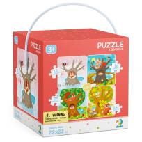 Opakowanie Puzzle 4w1 Pory Roku DOP300125