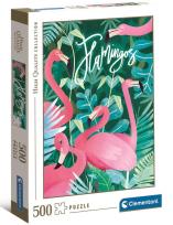 Opakowanie Puzzle 500 HQ Fantastic Animals Flamingos