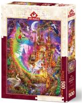 Opakowanie Puzzle 500 Tęczowy zamek