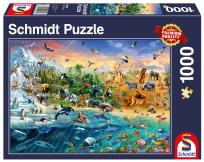 Opakowanie Puzzle PQ 1000 Królestwo zwierząt G3