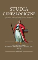Opakowanie Studia Genealogiczne Tom 4
