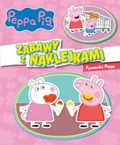 Okładka książki Świnka Peppa. Zabawy z naklejkami. Pyszności...