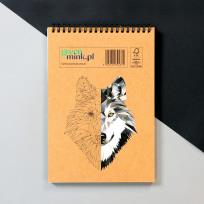 Opakowanie Szkicownik na spirali Wilk SZ06