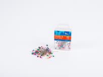 Opakowanie Szpilki Tetis kolor mix 34 mm 100 sztuk GR200-M