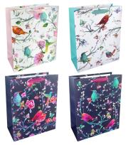 Opakowanie Torba prezentowa 18x23 Ptaki na gałązkach