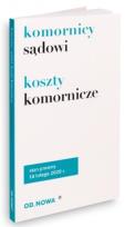 Okładka książki Ustawa o komornikach sądowych. Koszty komornicze