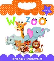 Okładka książki W ZOO. Przygody z kolorowanką