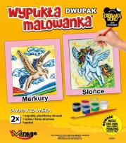 Opakowanie Wypukła malowanka Jednorożce - Merkury + Słońce