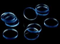 Opakowanie Znaczniki akryl nieb. fluo okrągłe 22x3mm 10szt