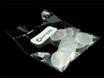 Opakowanie Znaczniki akryl satynowe okrągłe 15x3mm 10szt