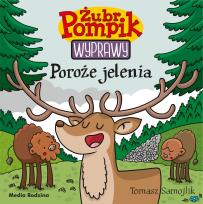 Okładka książki Żubr Pompik 21 Poroże jelenia