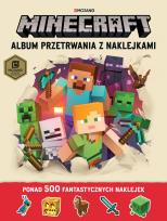 Okładka książki Album przetrwania z naklejkami. Minecraft