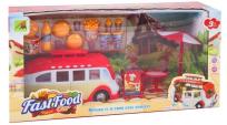 Opakowanie Auto wycieczkowe fast food 25 cm + akcesoria