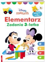 Okładka książki Disney maluch Elementarz Zadania 3-latka MCN-9201