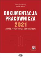 Okładka książki Dokumentacja pracownicza 2021