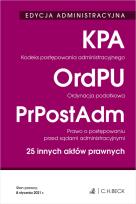Okładka książki Edycja administracyjna Kodeks postępowania administracyjnego Ordynacja podatkowa