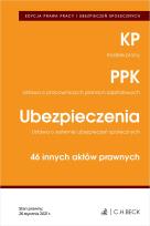 Okładka książki Edycja prawa pracy. Kodeks pracy. Pracownicze plany kapitałowe. Ubezpieczenia. 46 innych aktów prawnych