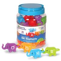 Opakowanie Figurki do nauki liter i poznawania.. Słonie