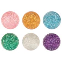 Opakowanie Gumowe piłeczki z brokatem mix