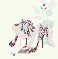 Opakowanie Karnet Swarovski kwadrat CL0508 Urodziny szpilki