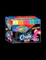 Opakowanie Kreda kolorowa bezpyłowa 100 szt. Colorino