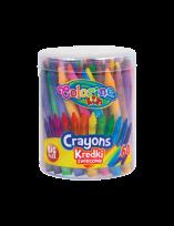 Opakowanie Kredki świecowe Colorino Kids 64 kolorów wiaderko