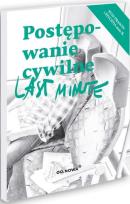 Okładka książki Last minute. Postępowanie cywilne 01.01.2021